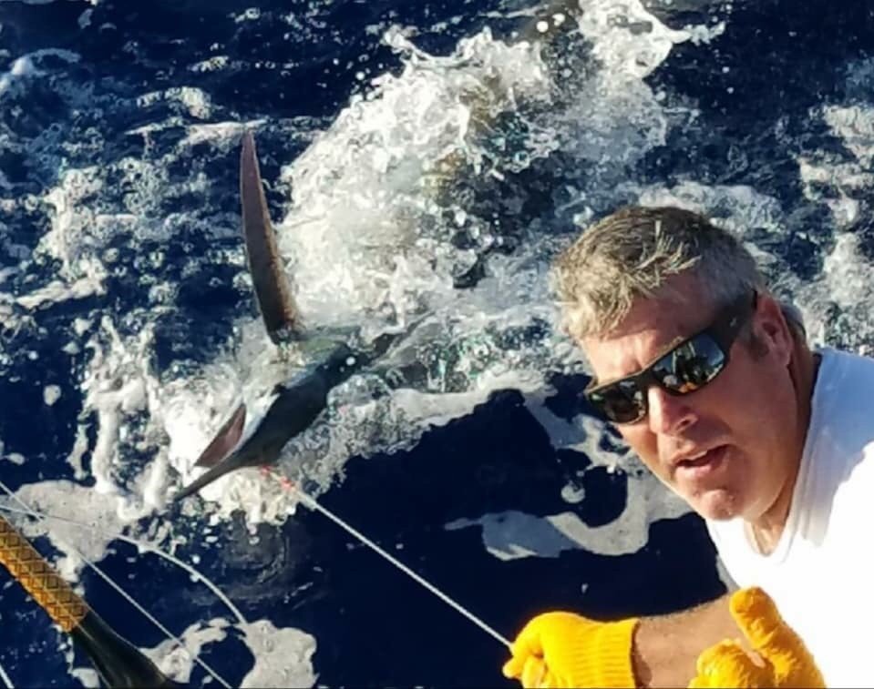 Blue marlin fishing Kona